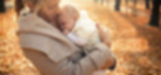 Mother and Baby in Autumn
