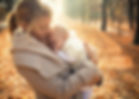 Mother and Baby in Autumn