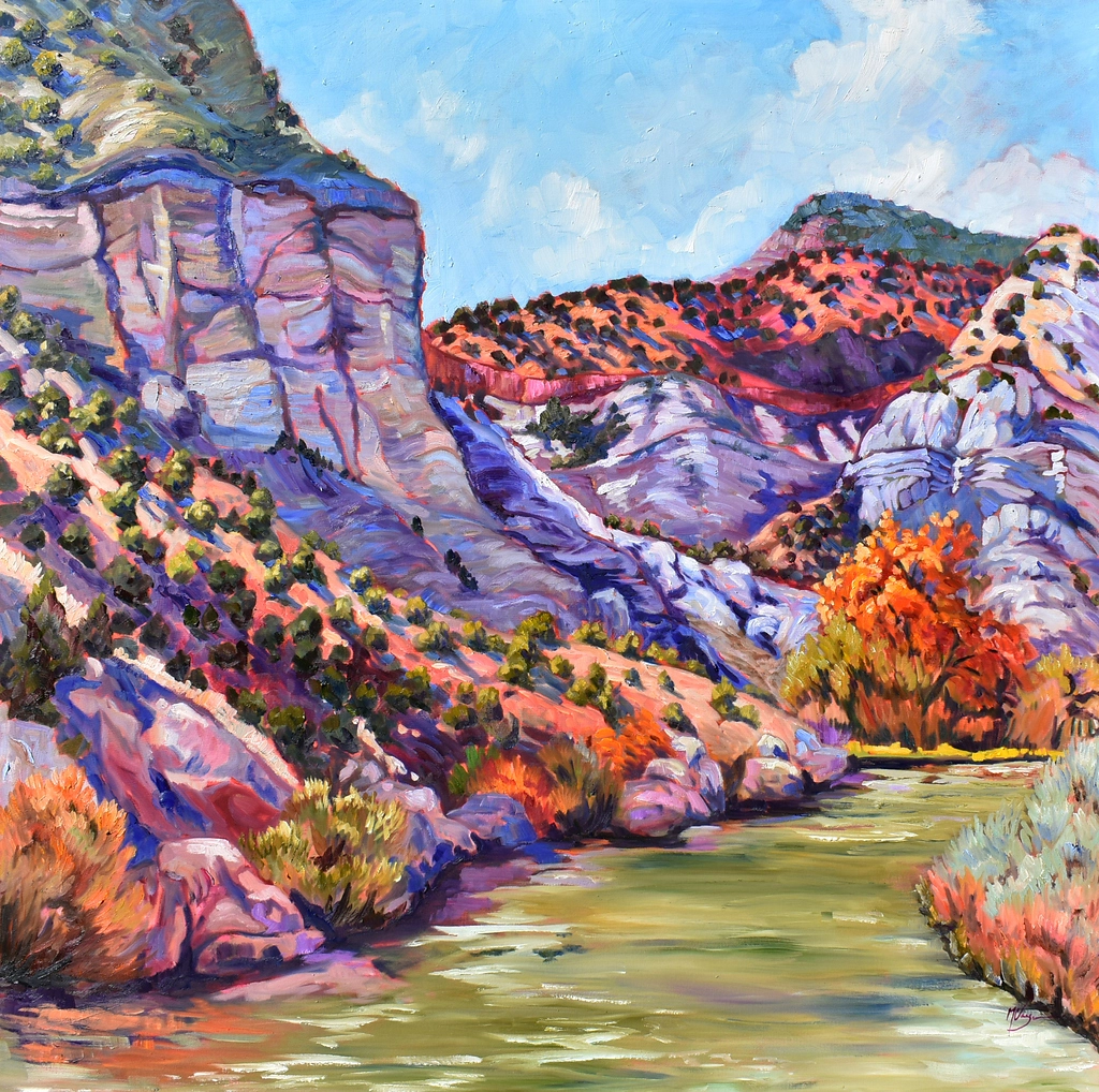 margaretta caesar river painting