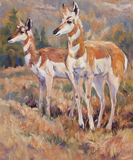 Tricia Bass antelope painting