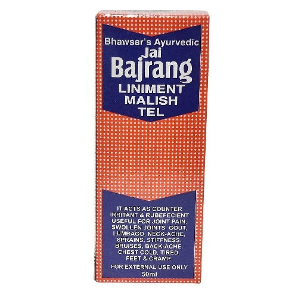 Bhawsar Chemicals Ayurvedic Bajrang Tel Aches & Pains,Arthritis,Body Pain Relief