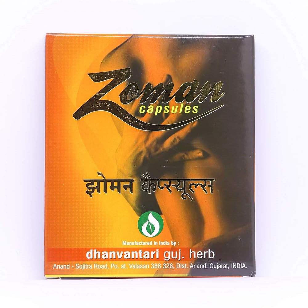 Dhanvantari Ayurvedic Zoman Useful In Vigour & Vitality Capsules & Useful To Str