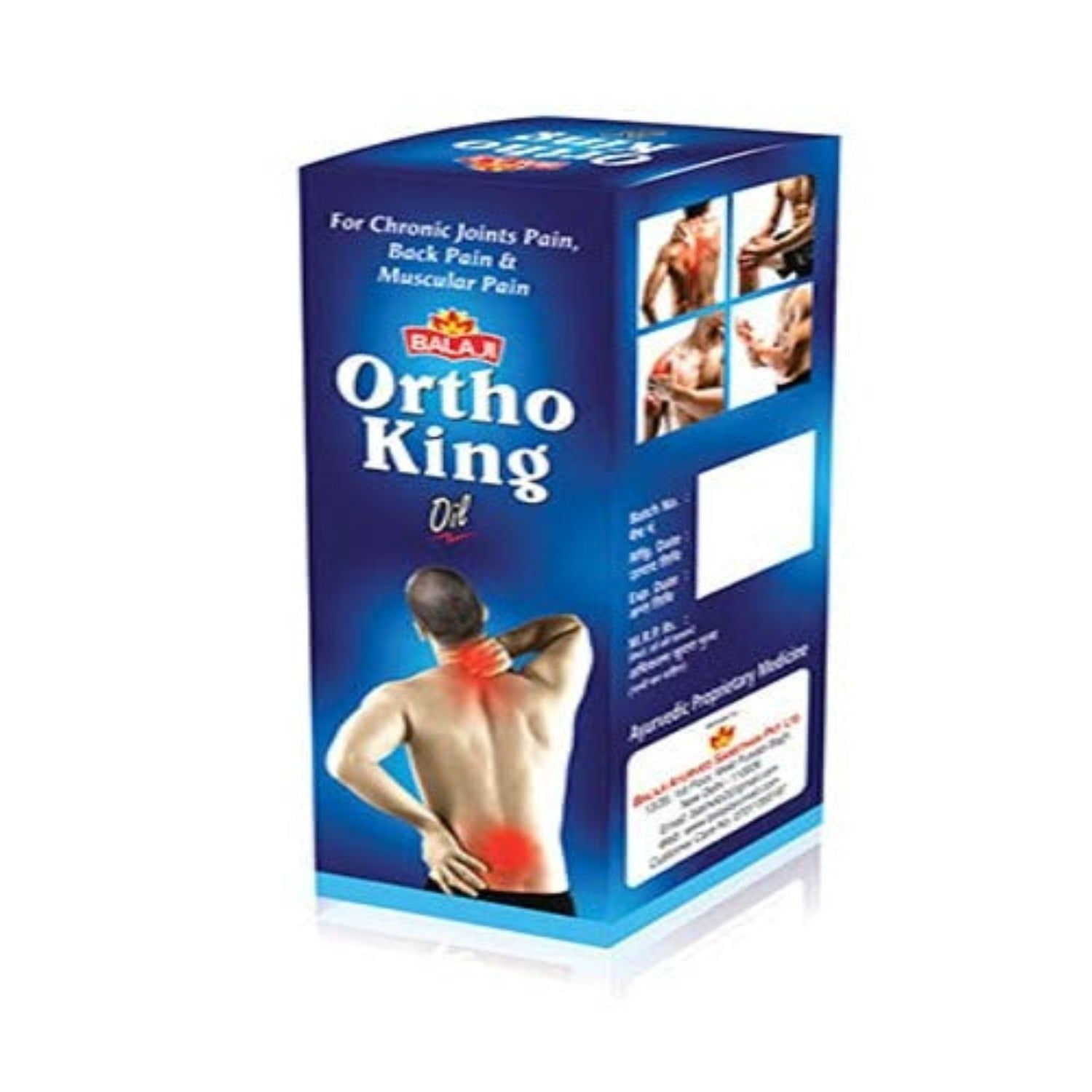 Balaji Sansthan Ayurvedic Ortho King Pain Relief Oil Blend Off All Herbal Oils F