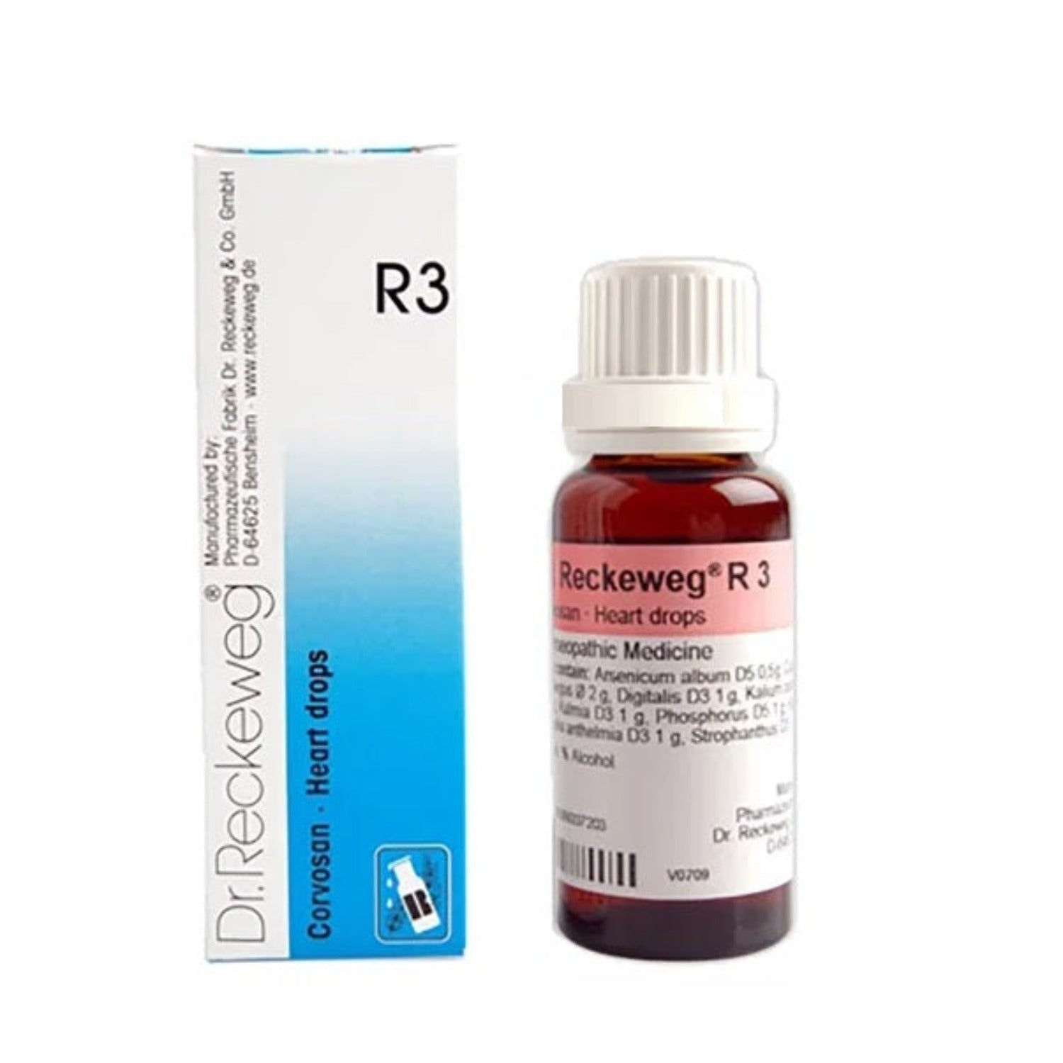 Dr. Reckeweg Homoeopathy R3 Heart Drops Blockage And Valvular 22 ml