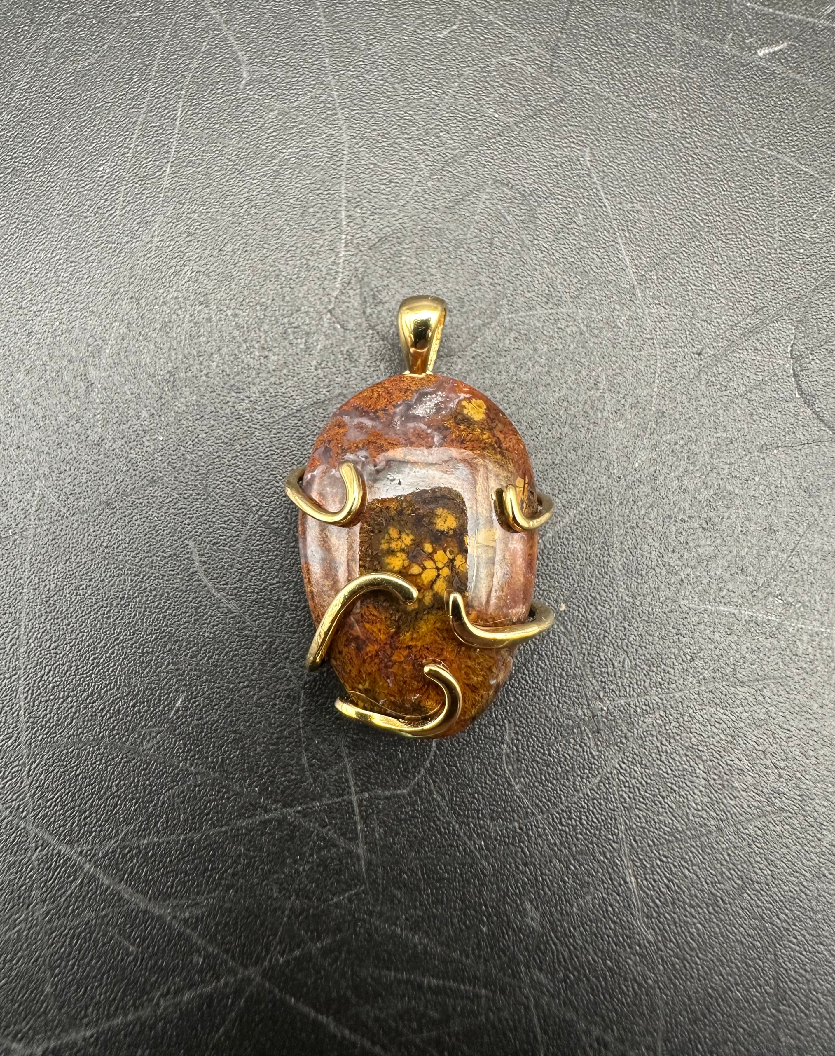 South Texas Plume Agate Cabochon