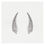 Thumbnail: Silver small leaf ear climbers
