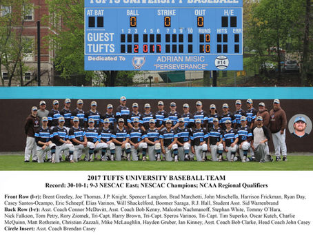 #5 Moment of 2017 -- Jumbos Earn 4th Consecutive NESCAC East Title