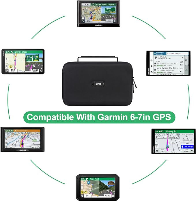 Thumbnail: BOVKE Hard GPS Case for 6-7 Inch Garmin DriveSmart 76/65/61, Garmin RV 780/dezl