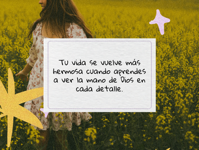 Dios de los pequeños detalles - 9 de Abril 2026