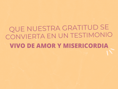 Un corazón agradecido, 13 de Diciembre 2024