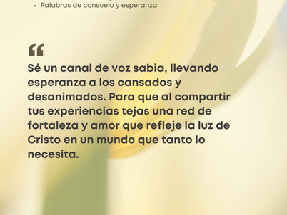 Palabras de consuelo y esperanza - 2 de Junio 2026