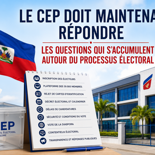 LE CEP DOIT MAINTENANT RÉPONDRE : LES QUESTIONS QUI S’ACCUMULENT AUTOUR DU PROCESSUS ÉLECTORAL