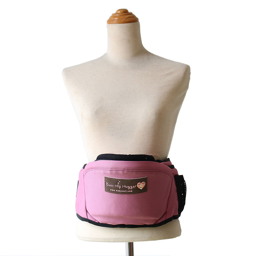 Thumbnail: Baby Nari Hip Hugger Infant Hip Seat for Toddler-Pink -Free Shipping Worldwide