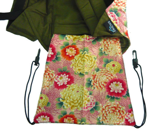 Thumbnail: AngelPack Baby Carrier - Blooming Mum