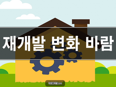 역대급으로 풀리는 재개발 규제