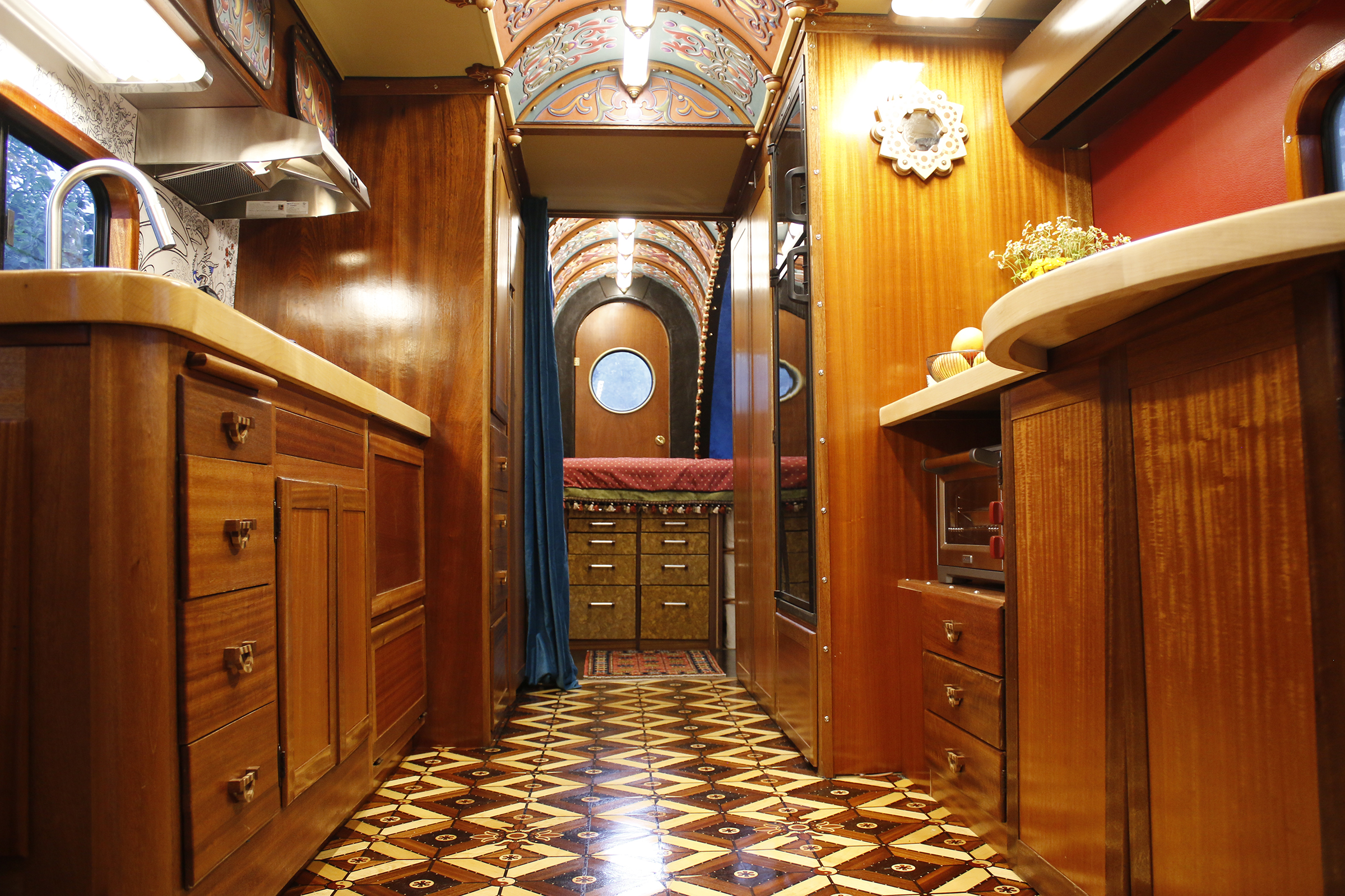 Kitchen and hallway