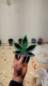 Specifically Shaped Leaf Ashtray