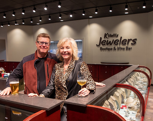 Karen and Rob Hollis_Owner and co-owner of k. hollis jewelers