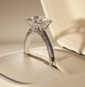 lab grown diamond engagement ring