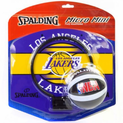 SPALDING MICRO MINI BASKETBALL HOOP (LAKERS) BASKETBOY