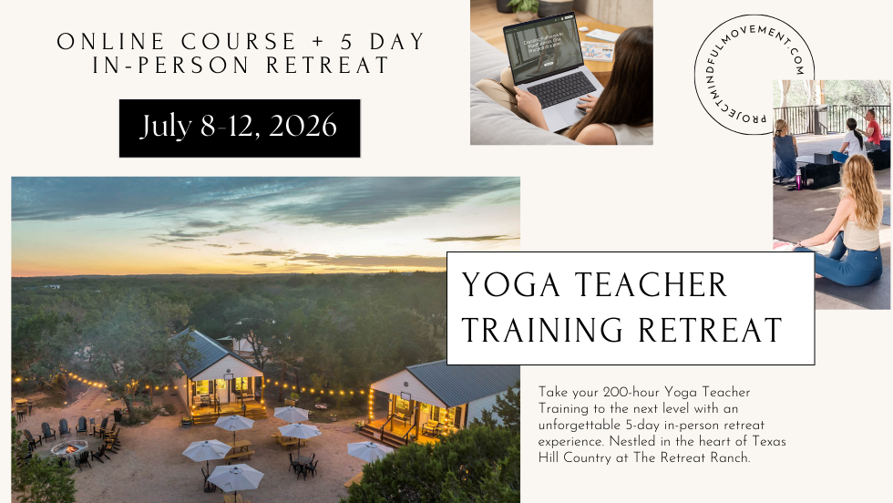 Yoga Teacher Training Retreat. Online and in person july 8-12, 2026