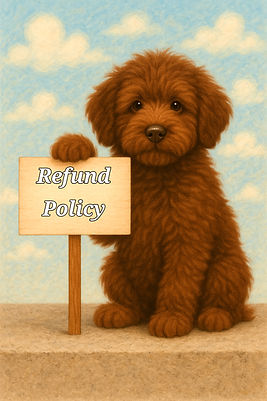 Doodle holding sign