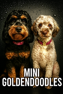 Mom and dad Goldendoodle