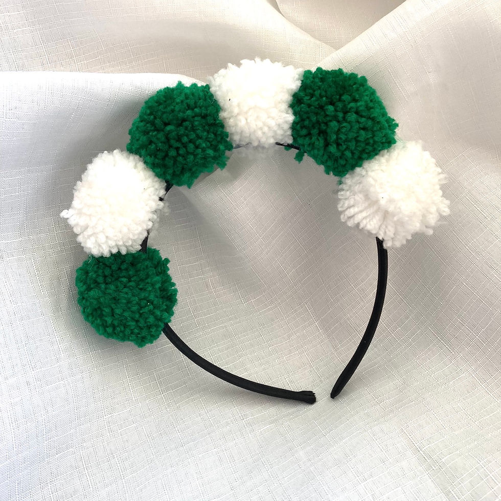 Thumbnail: ‘Grace’ Woolen Pom-Pom Headband