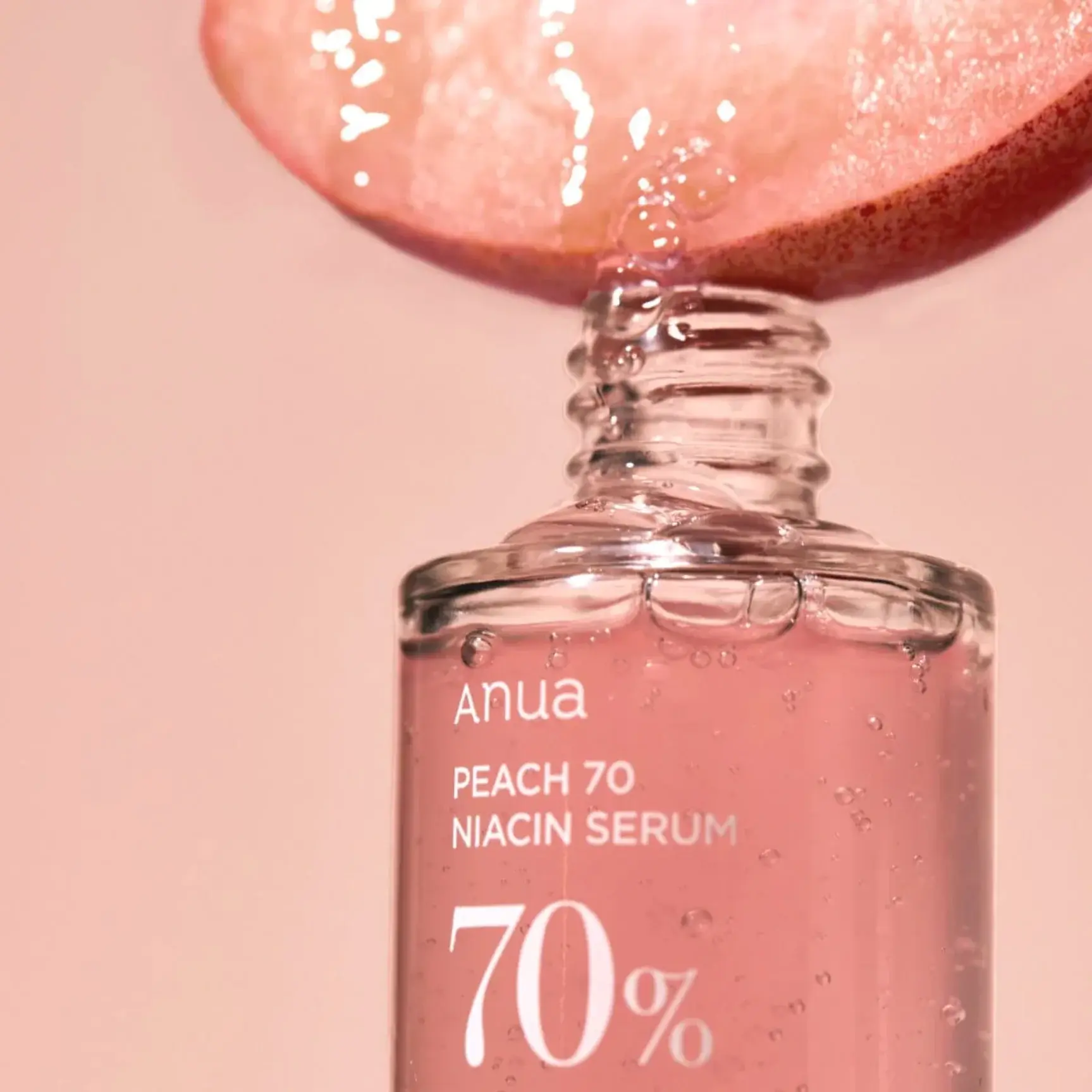 Anua Peach 70% Niacinamide Serum 30 ml - Serum Coreano para Manchas y Piel Apagada con Niacinamida