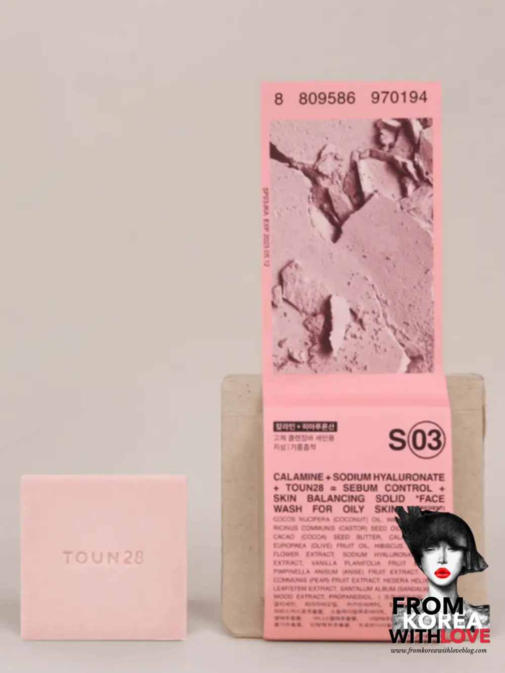 jabon facial con calamida para piel grasa TOUN28