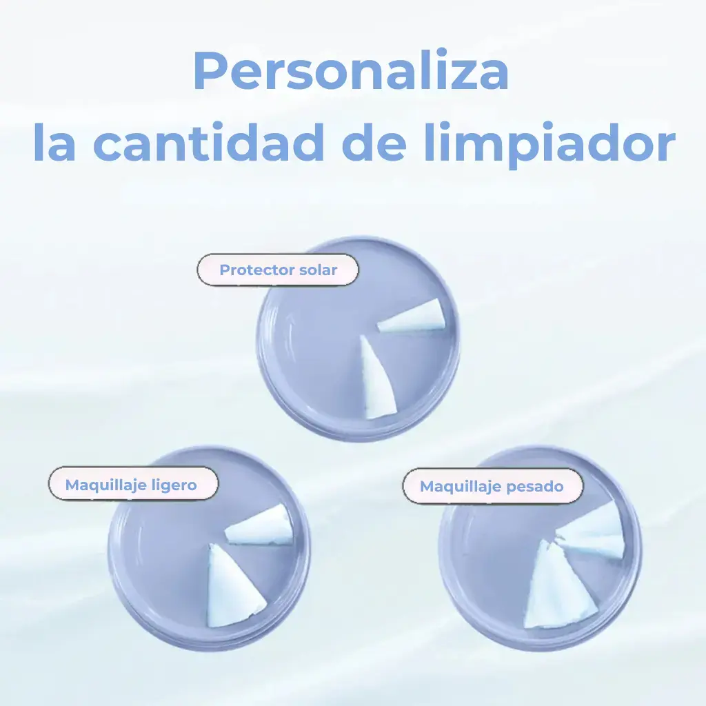 Guía de cantidad de uso de Dr Althea Pore Refresh Grinding Cleansing Balm según SPF o maquillaje