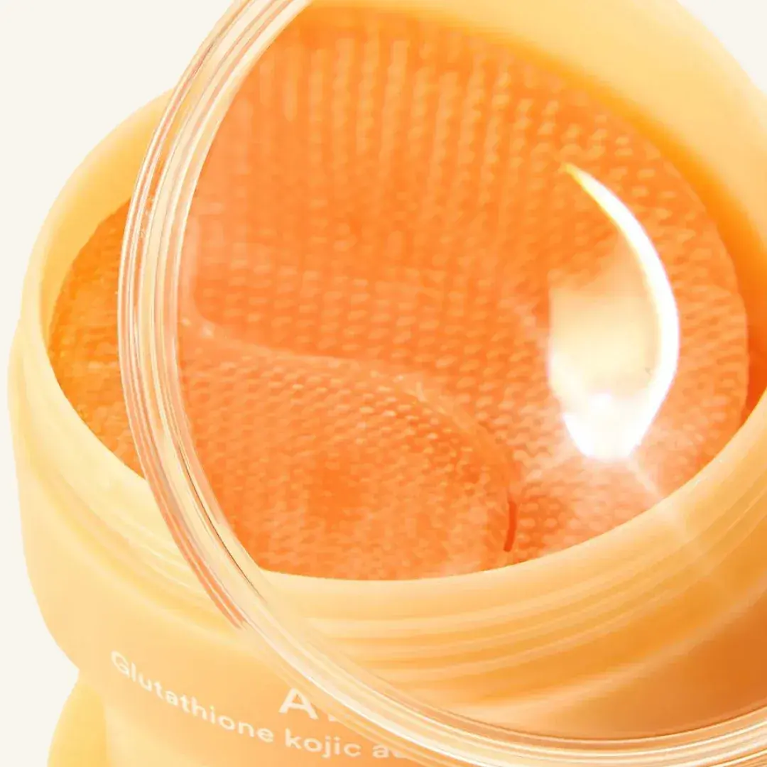 Detalle de Abib Vita Jelly Eye Patch con textura hidrogel y esencia iluminadora para contorno apagado
