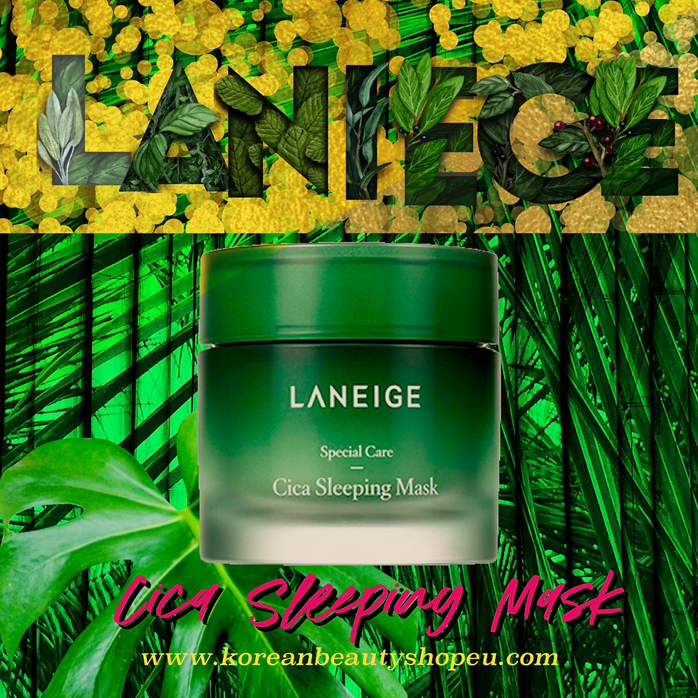LANEIGE Cica Sleeping Mask disponible en www.koreanbeautyshopeu.com