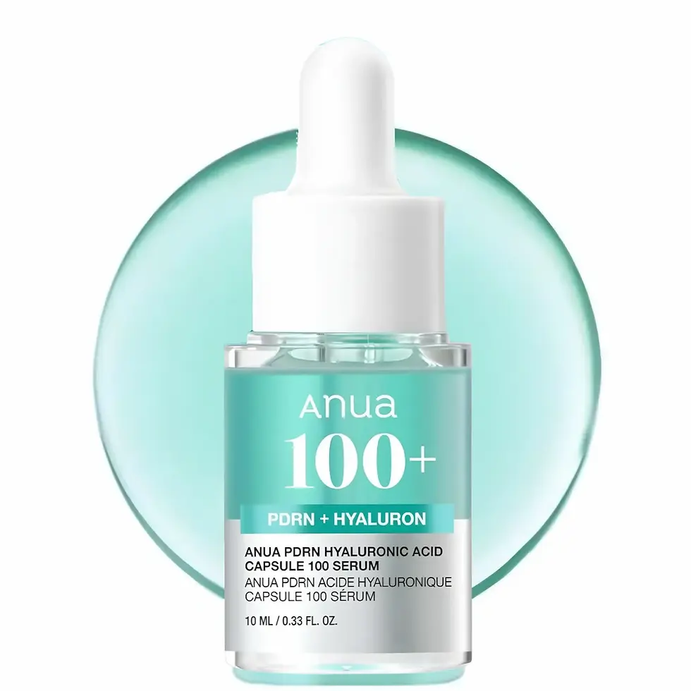 Envase mini de Anua PDRN Hyaluronic Acid Capsule 100 Serum con PDRN, colágeno y ácido hialurónico para piel más elástica