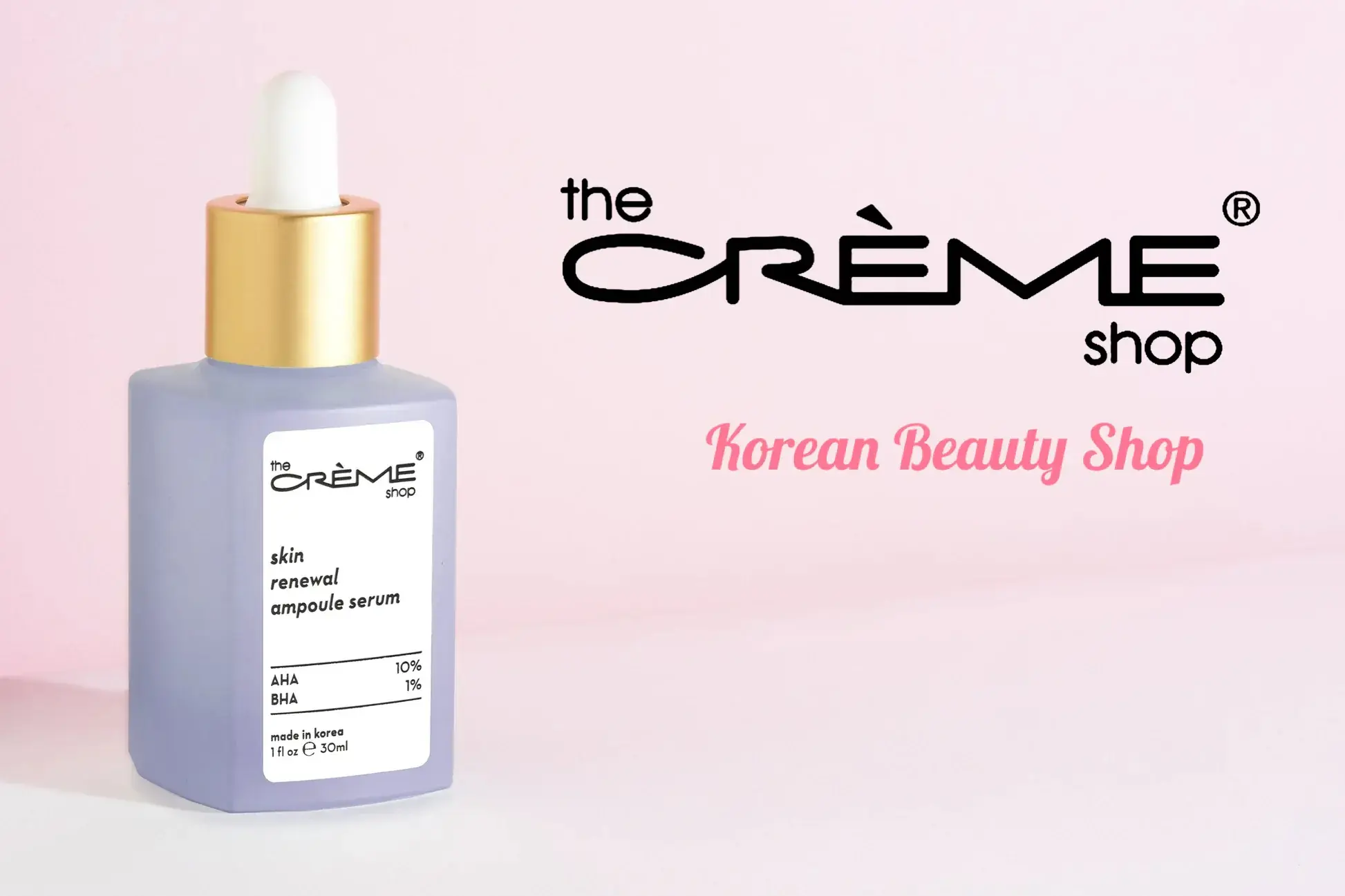 The Crème Shop Skin Renewal Crèmecoction AHA + BHA Serum 30 ml