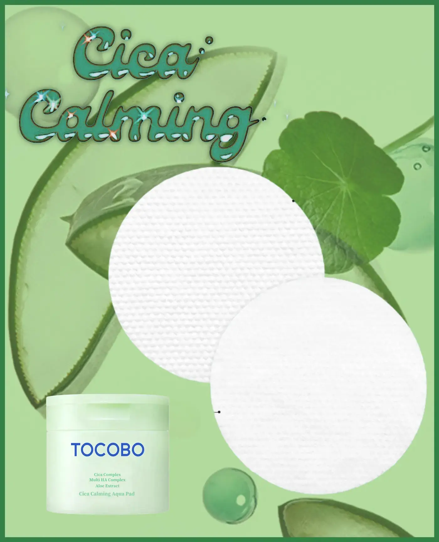 TOCOBO Cica Calming Aqua Pad