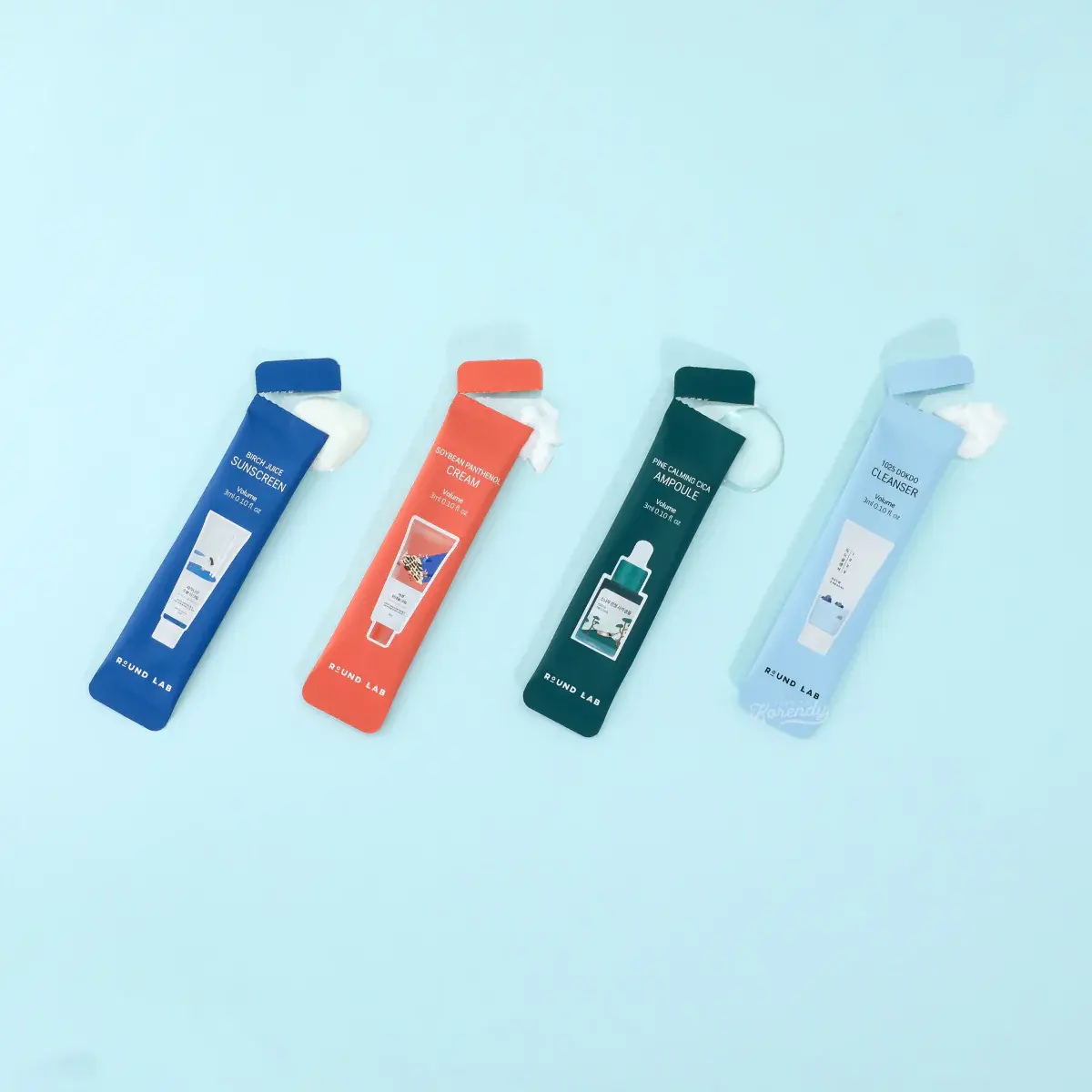 Round Lab Stick Pouch Kit