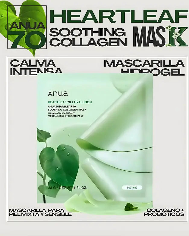 Anua Heartleaf 70 Soothing Collagen Mask