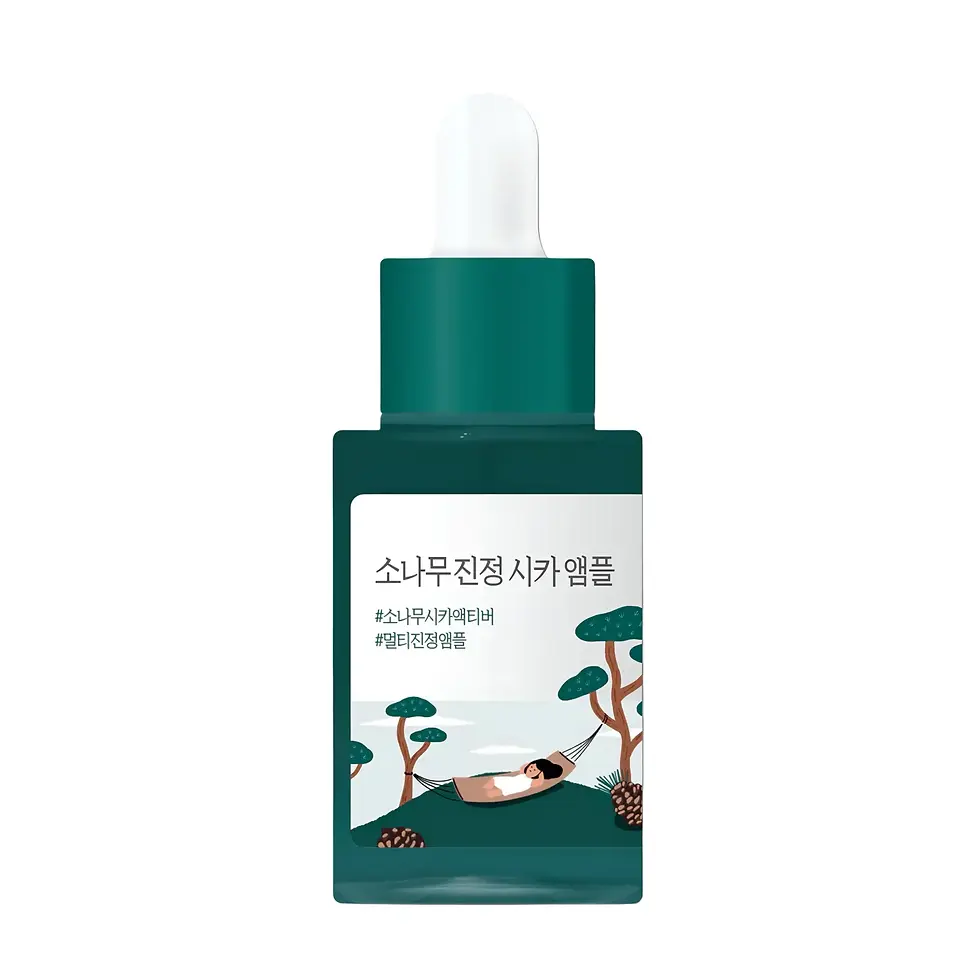 Round Lab Pine Calming Cica Ampoule 30 ml - Serum Calmante Antiacne con Centella y Extracto de Pino