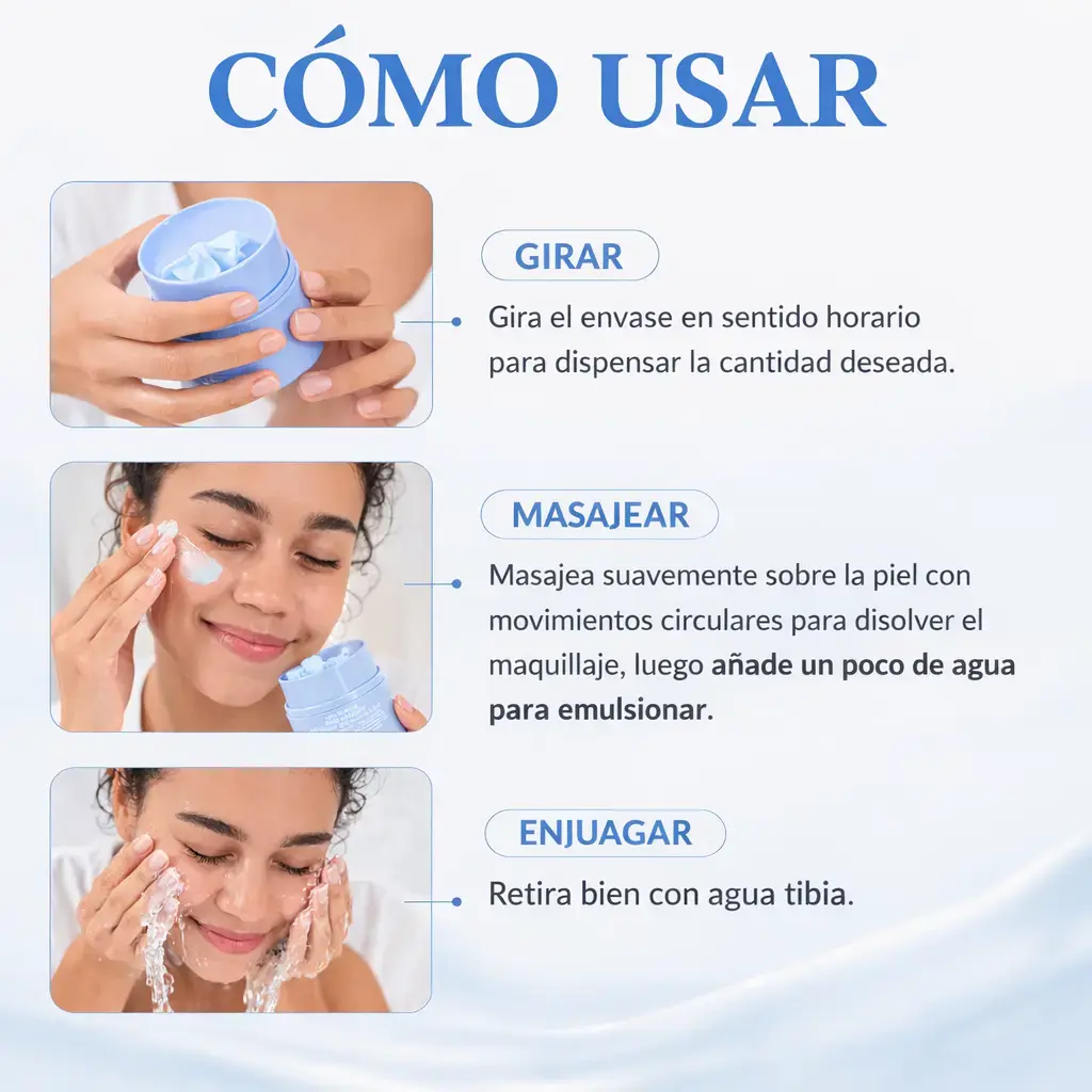 Cómo usar Dr Althea Pore Refresh Grinding Cleansing Balm paso a paso