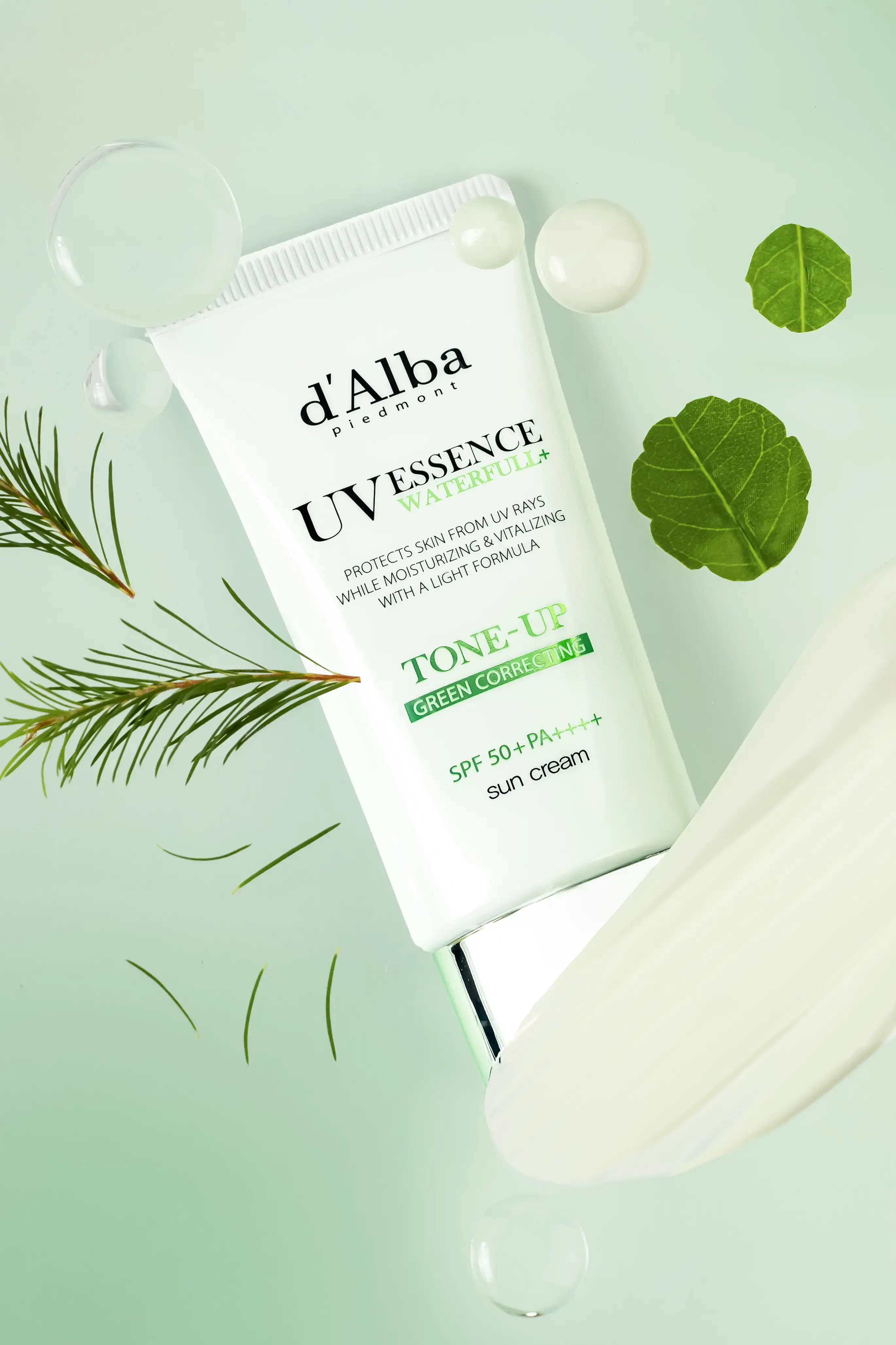 Protector solar híbrido d'Alba formulado con liposomas de árbol de té y trufa blanca