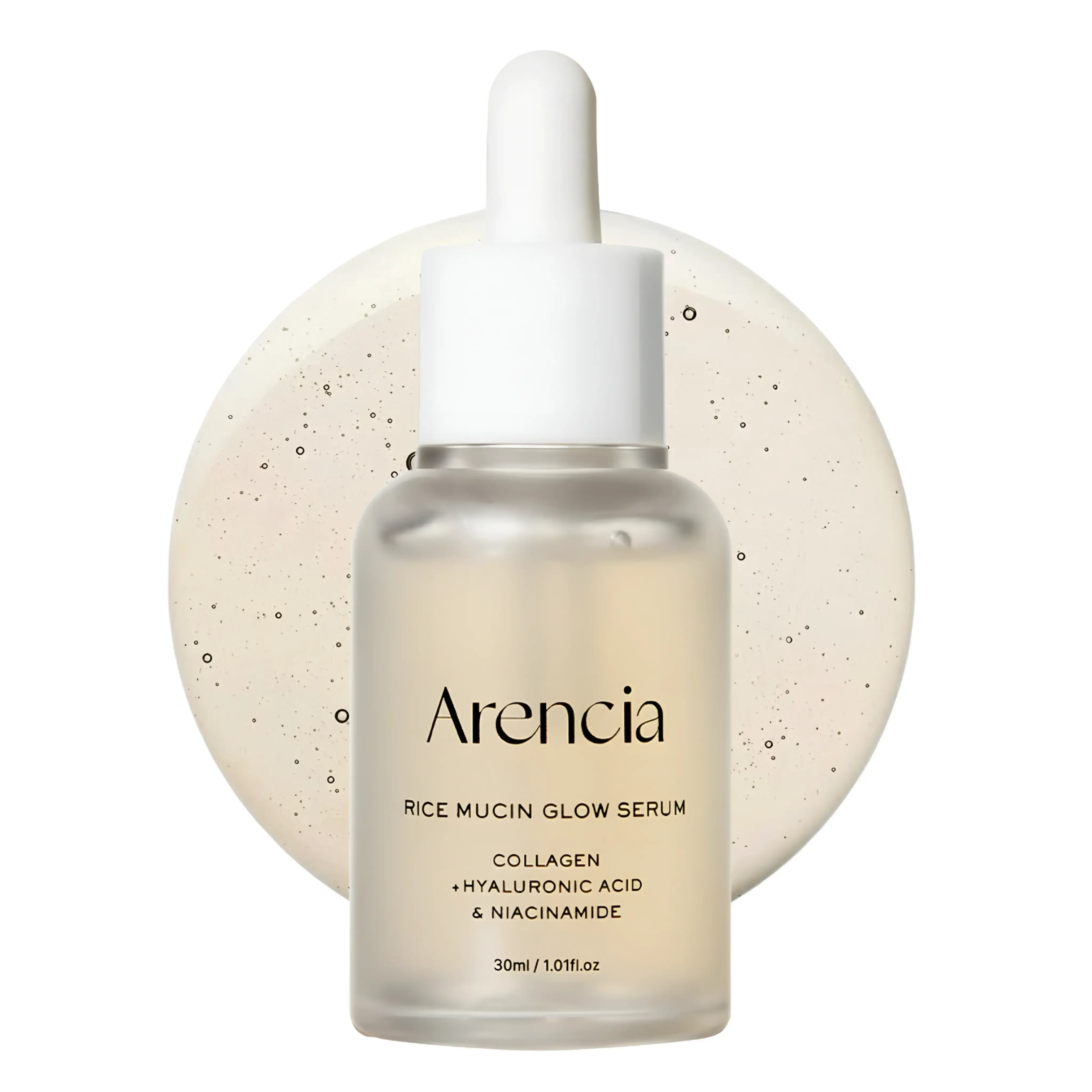 Sérum iluminador con arroz fermentado y niacinamida – Arencia Rice Mucin Glow Serum 30 ml