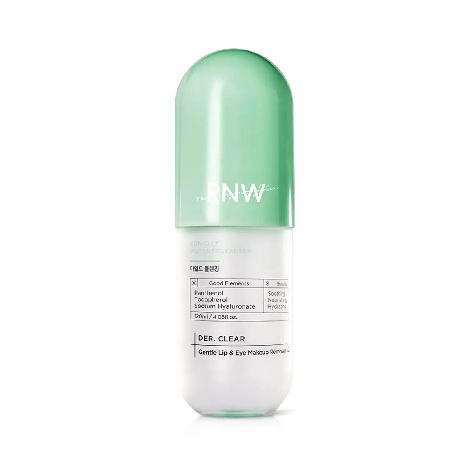 RNW Der. Clear Gentle Lip & Eye Makeup Remover 120ml