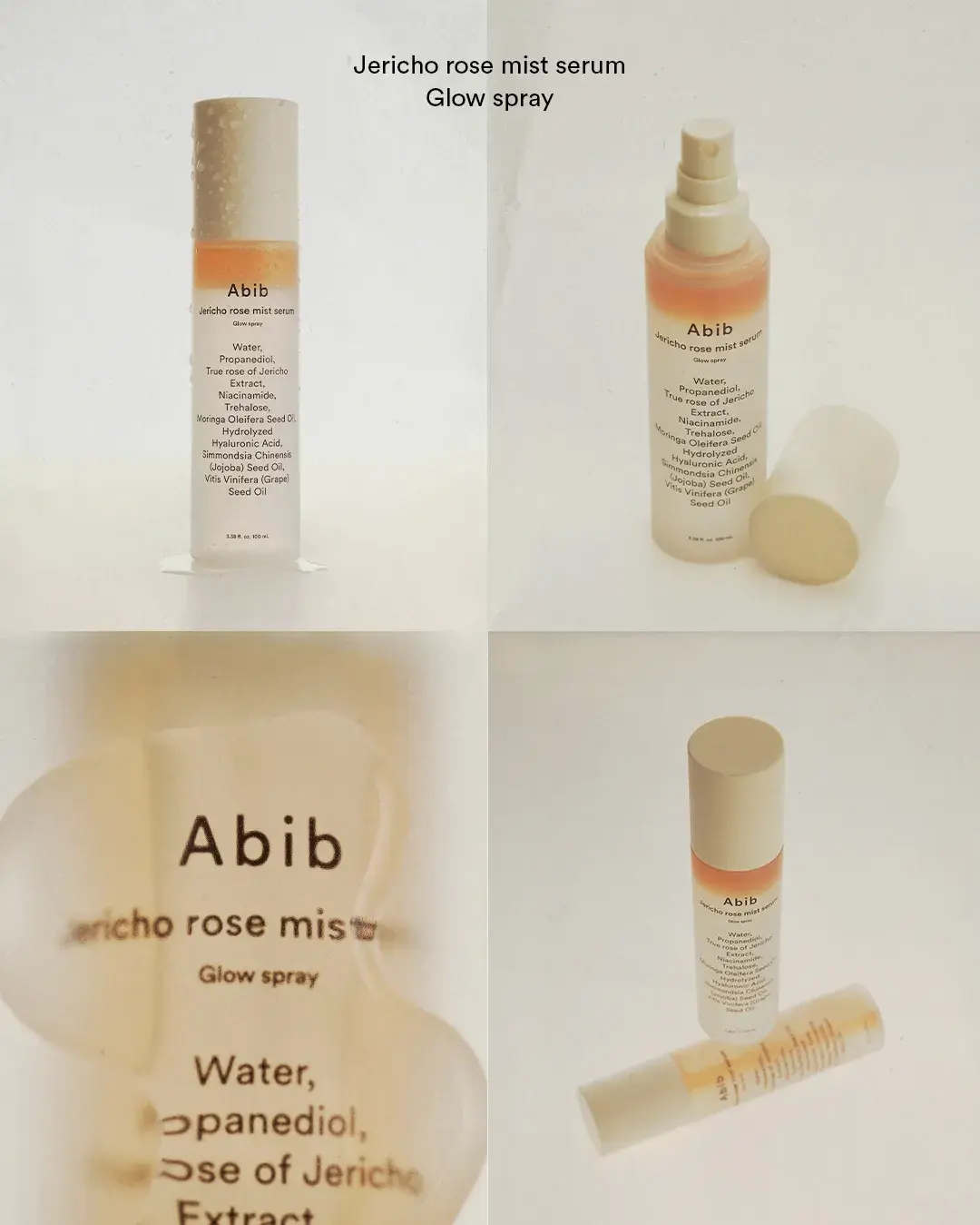 Abib Jericho Rose Mist Serum Glow Spray