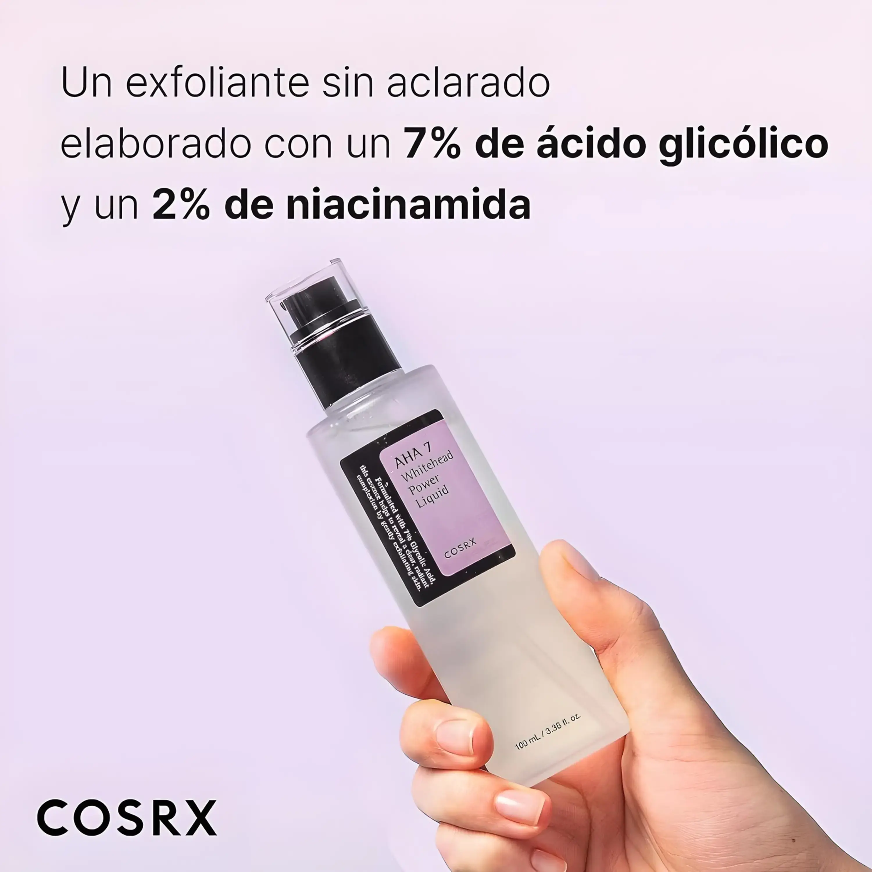Exfoliante Liquido Con Un 7% Ácido Glicólico - COSRX AHA 7 Whitehead Power Liquid 100 ml