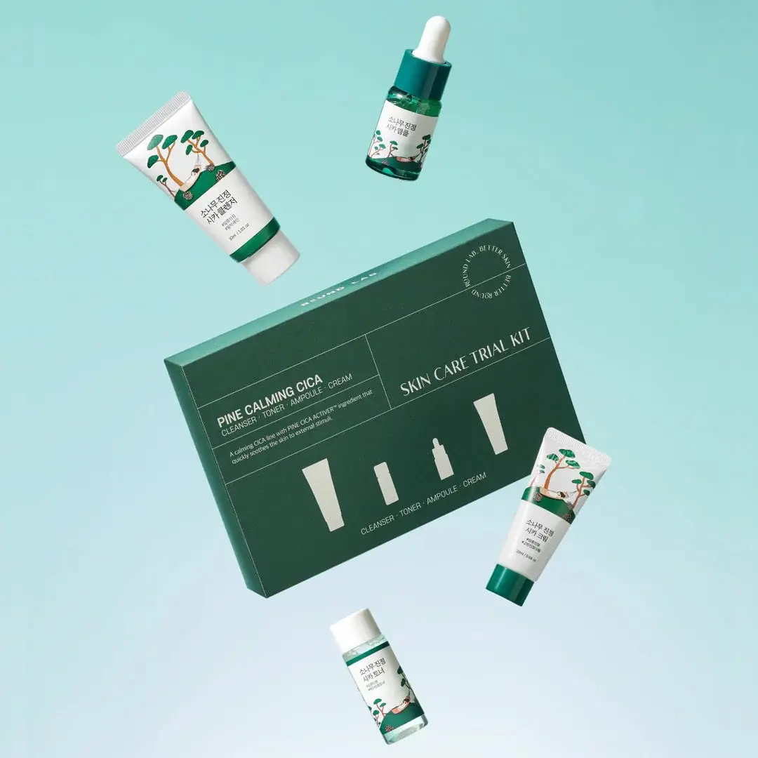 Round Lab Pine Cica Calming Trial Kit