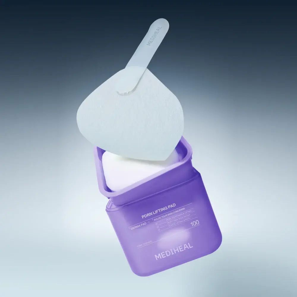 Mediheal PDRN Lifting Pad, discos reafirmantes coreanos con ADN de salmón para efecto lifting y elasticidad