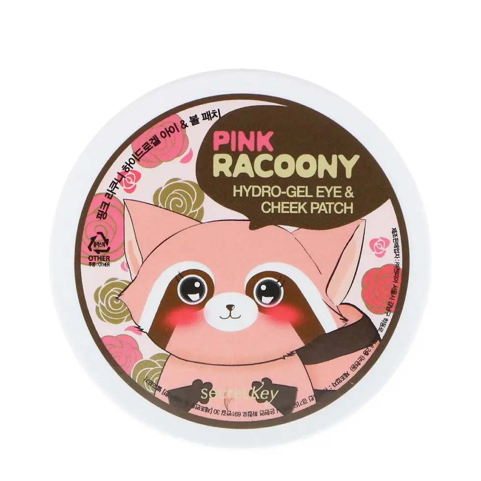 Secret Key Pink Racoony Hydro Gel Eye and Cheek Patch 60EA