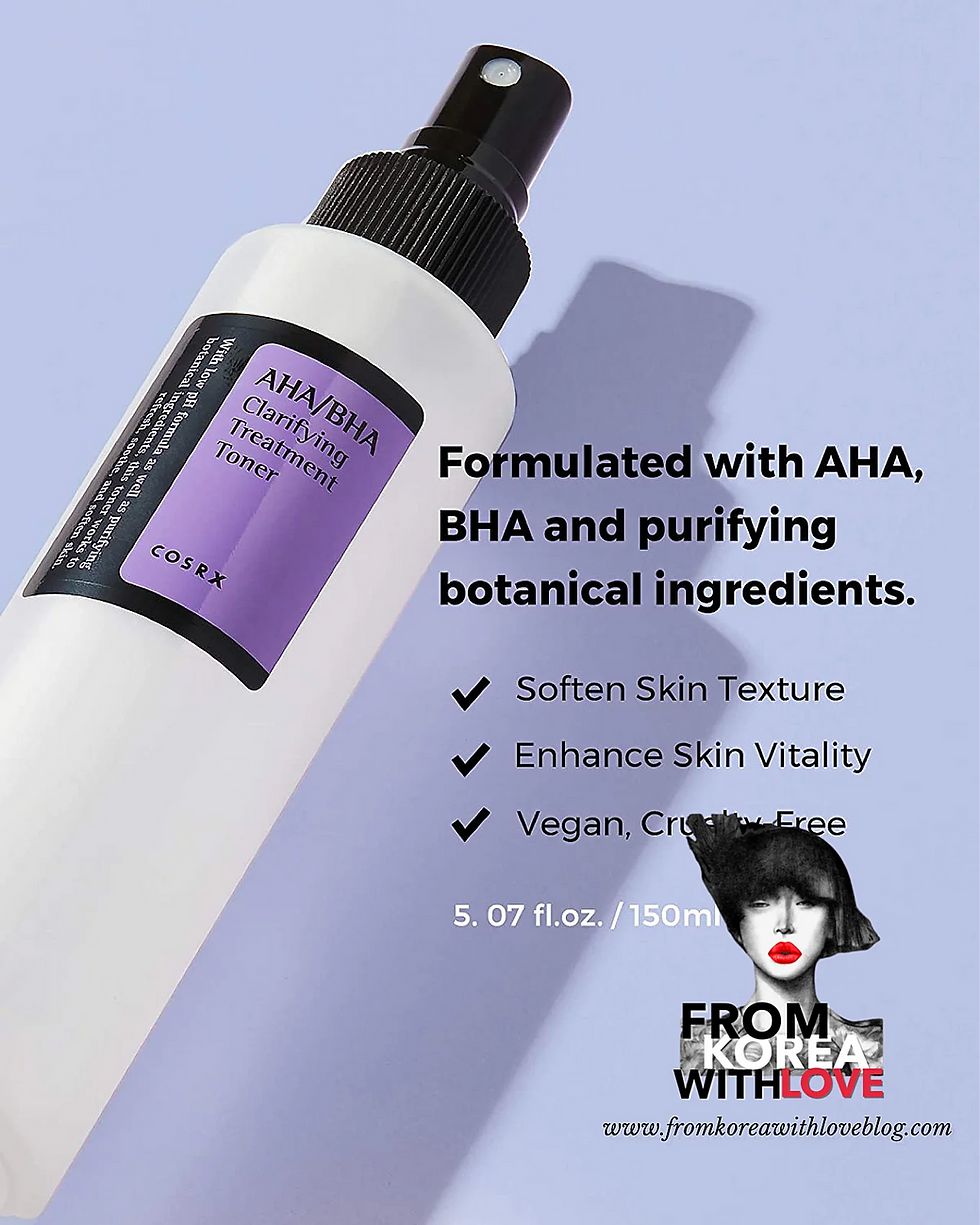 COSRX AHA BHA Clarifying Treatment Toner