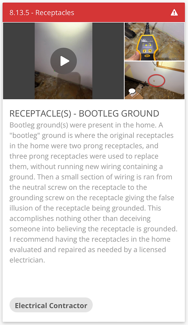 CNHInspections, Central Nebraska Home Inspections, Bootleg Grounds, Electrical Defects, Hastings, Grand Island, Kearney, Lincoln Holdrege Nebraska